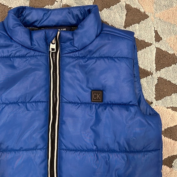 Calvin Klein Jeans Puffer Vest Outerwear/ Size 4T/ Navy Blue - Picture 3 of 7